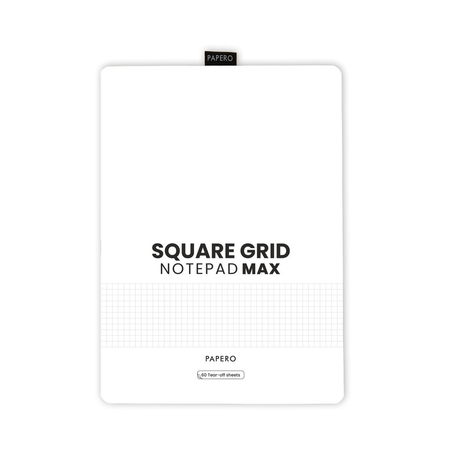Square Grid Notepad Max | 29.7 x 21 cm | 60 Sheets