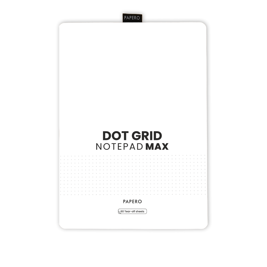Dot Grid Notepad Max | 29.7 x 21 cm | 60 Sheets
