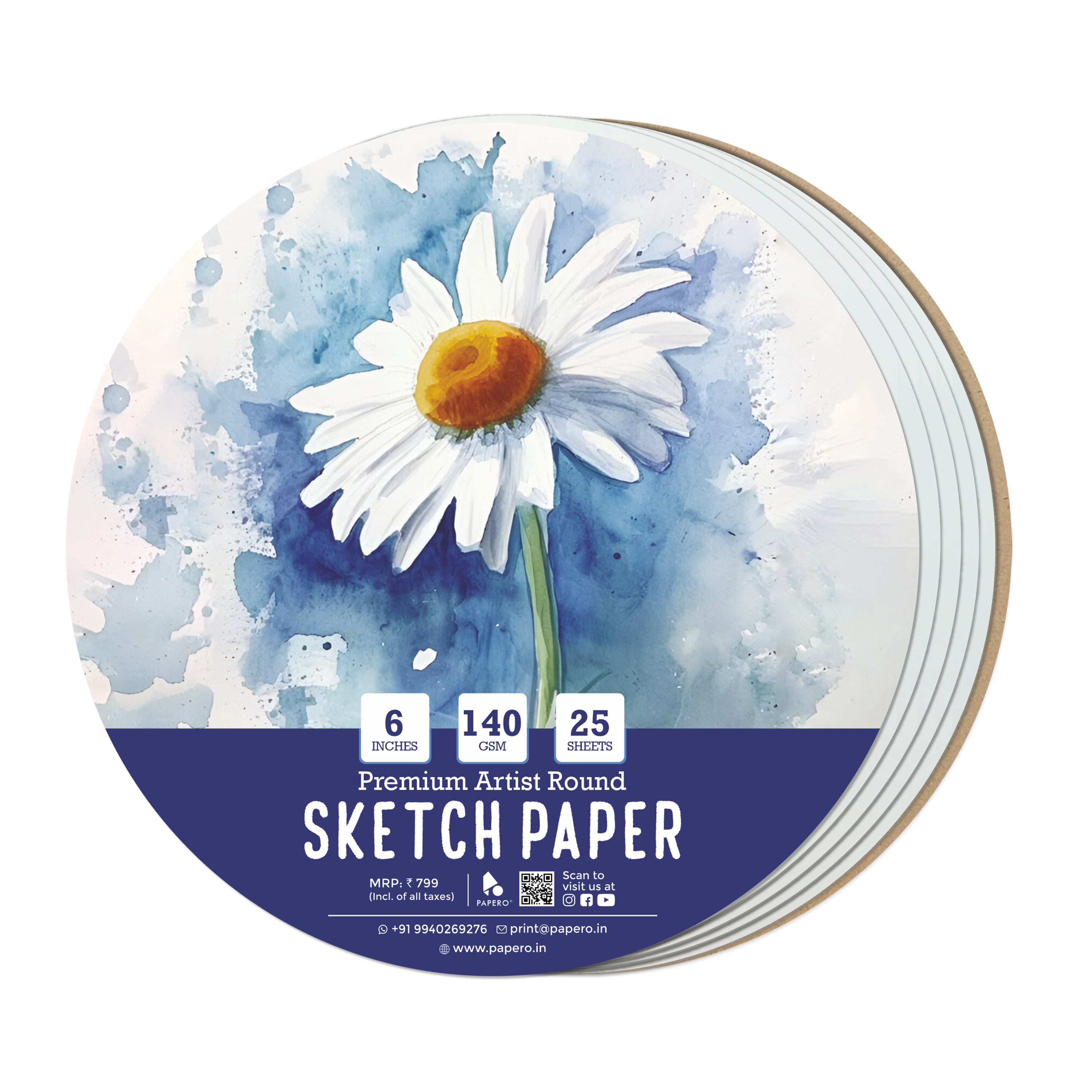 Round Sketch Paper