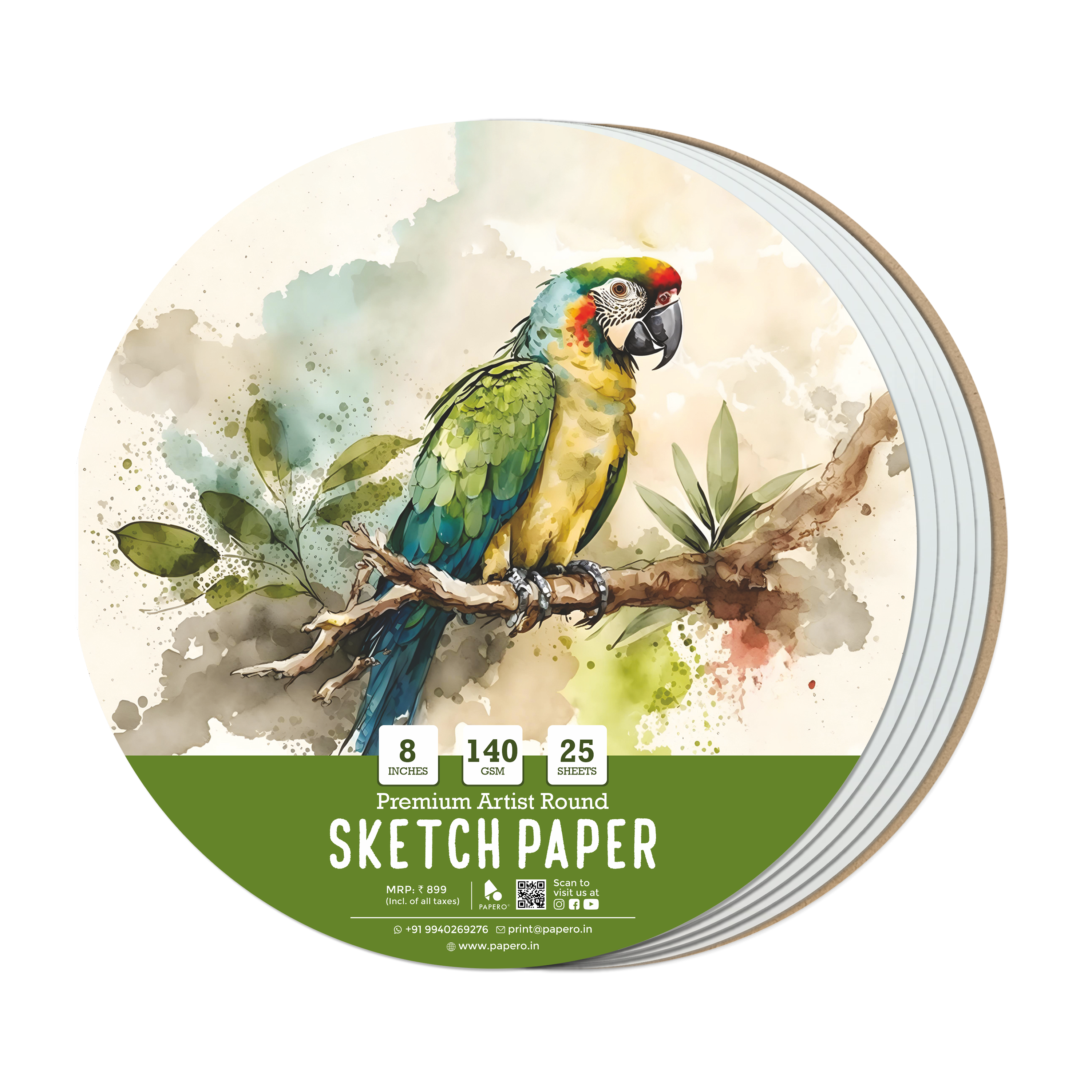 Round Sketch Paper
