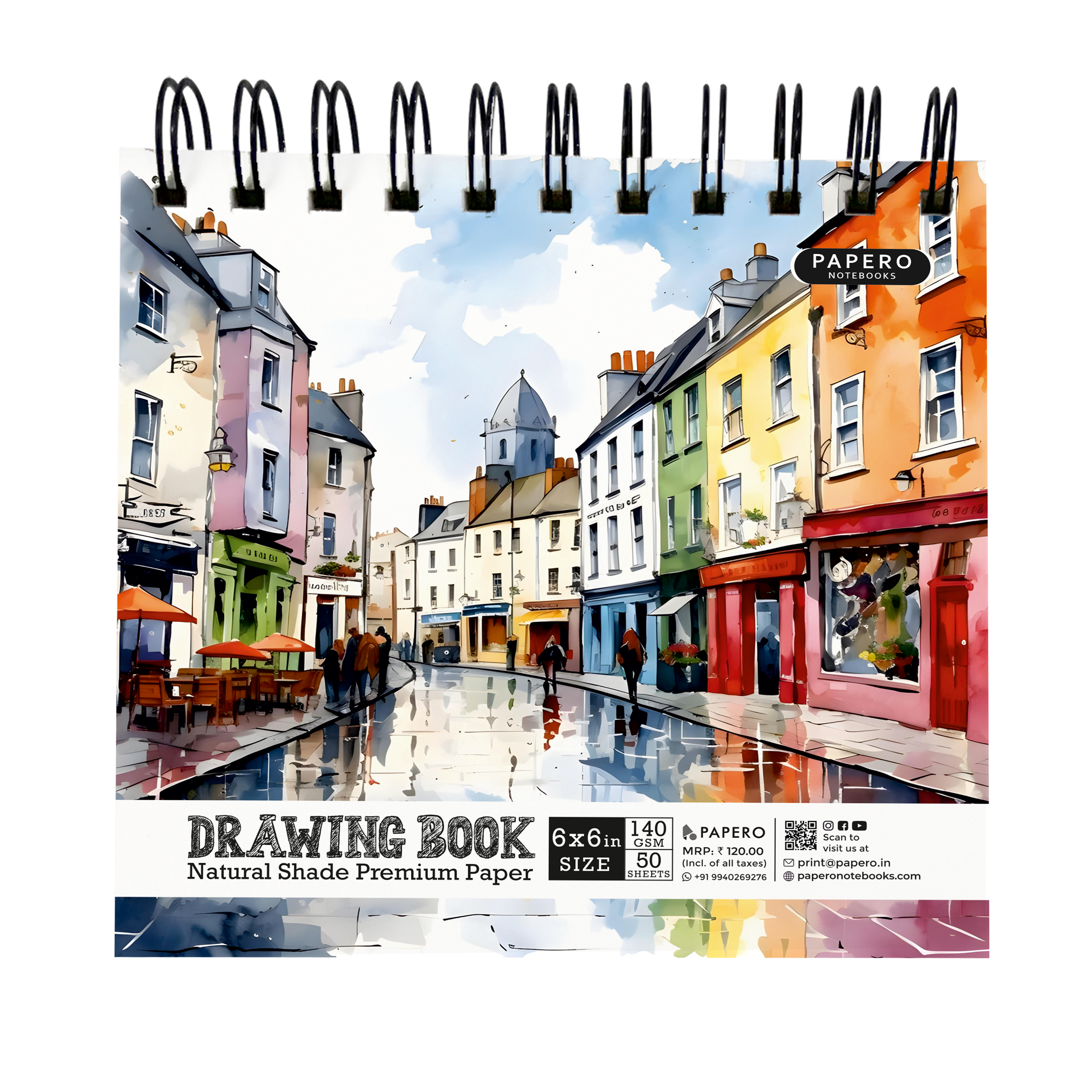 Color Street | Square Sketchbook | 6 Inch