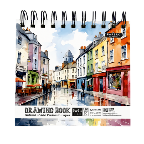 Color Street | Square Sketchbook | 6 Inch
