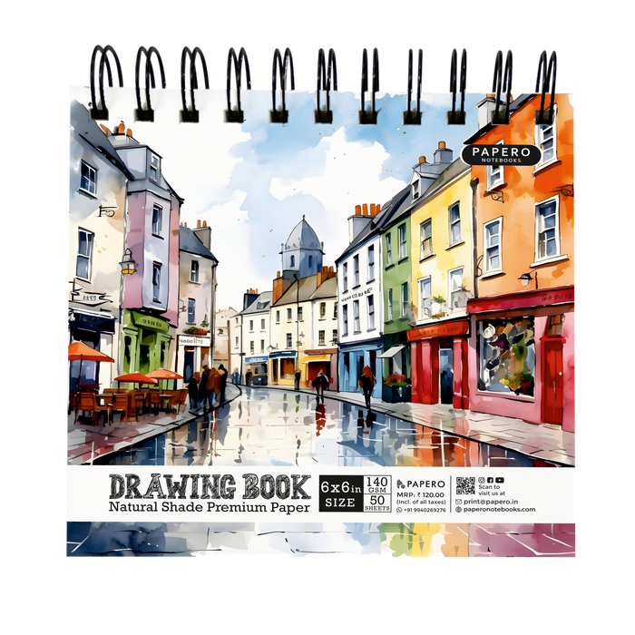 Color Street | Square Sketchbook | 6 Inch