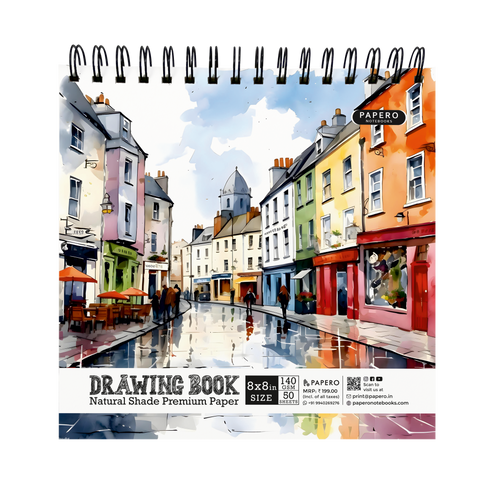 Color Street | Square Sketchbook | 8 Inch