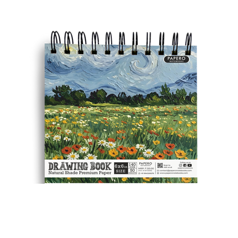 Wildflower Meadow | Square Sketchbook | 6 Inch