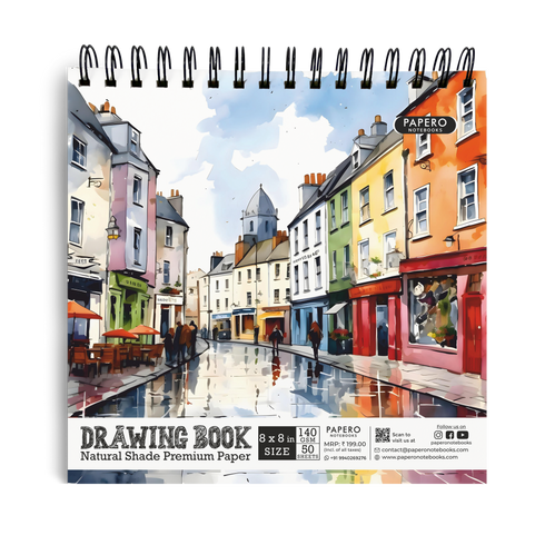 Color Street | Square Sketchbook | 8 Inch