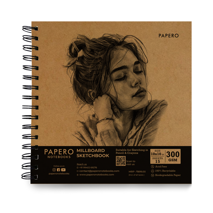 Artistic Girl | Millboard Sketchbook