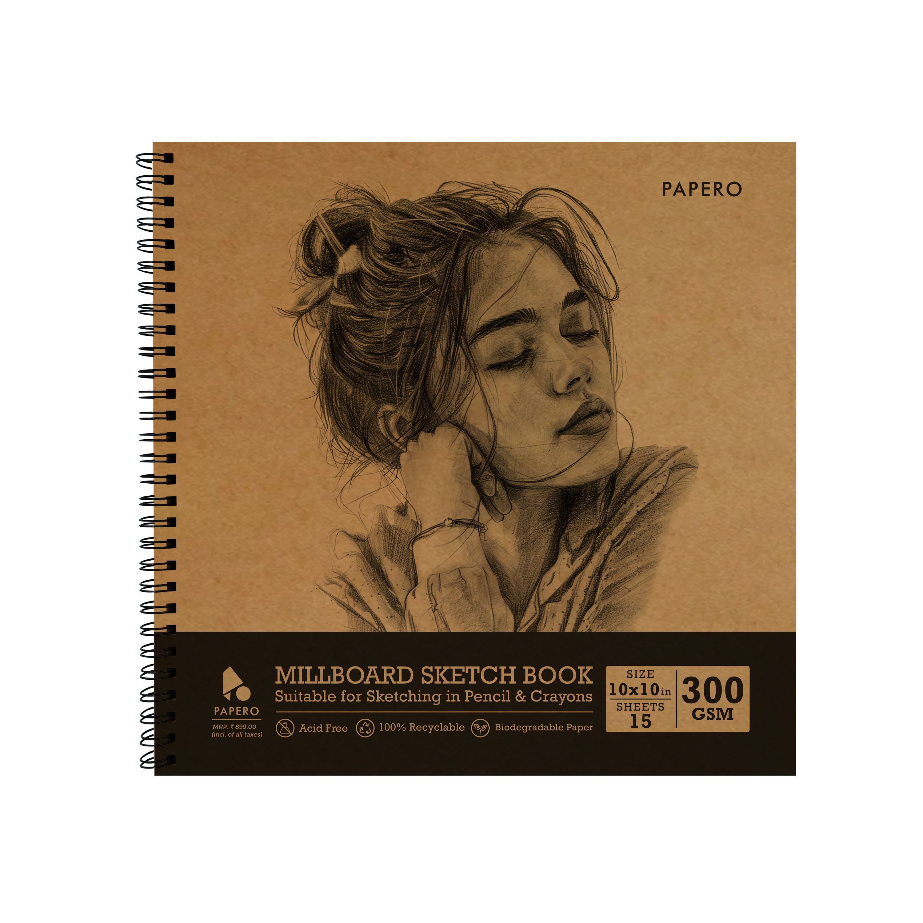 Artistic Girl | Millboard Sketchbook